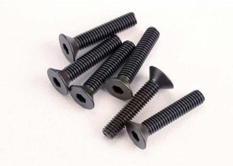 Traxxas Skruv M3x15mm Försänkt Insex (6) (2553)