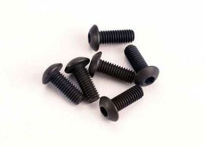Traxxas Skruv M3x8mm Kullrig Insex (6) (2576)