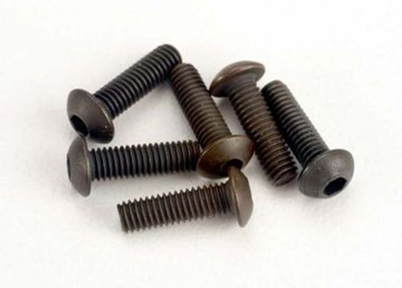 Traxxas Skruv M3x10mm Kullrig Insex (6) (2577)