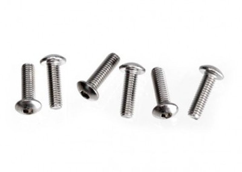 Traxxas Skruv M3x10mm Kullrig Insex Rostfri (6) (2577X)