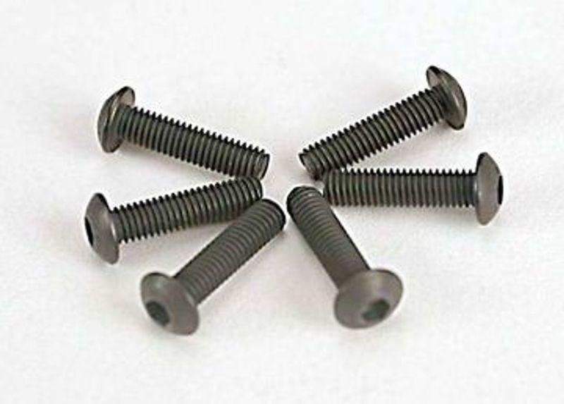 Traxxas Skruv M3x12mm Kullrig Insex (6) (2578)
