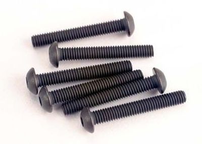 Traxxas Skruv M3x20mm Kullrig Insex (6) (2580)
