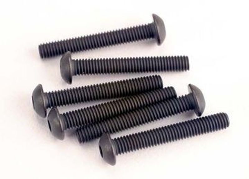 Traxxas Skruv M3x20mm Kullrig Insex (6) (2580)
