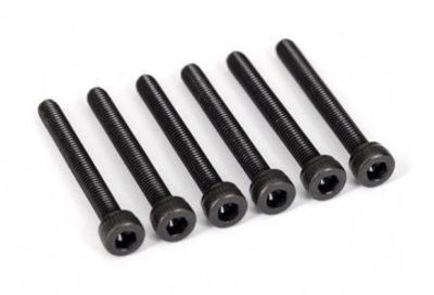 Traxxas Skruv M3x25mm Hög Insex (6) (2581X)
