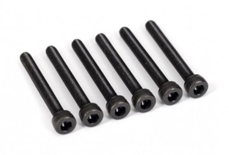 Traxxas Skruv M3x25mm Hög Insex (6) (2581X)