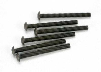 Traxxas Skruv M3x30mm Kullrig Insex (6) (2582)