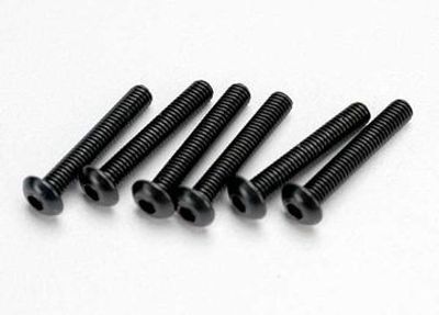 Traxxas Skruv M3x18mm Kullrig Insex (6) (2583)