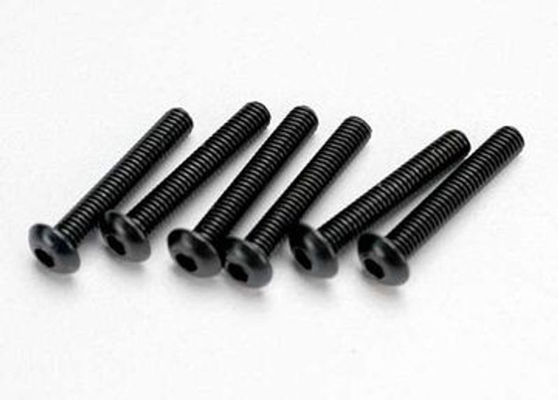 Traxxas Skruv M3x18mm Kullrig Insex (6) (2583)
