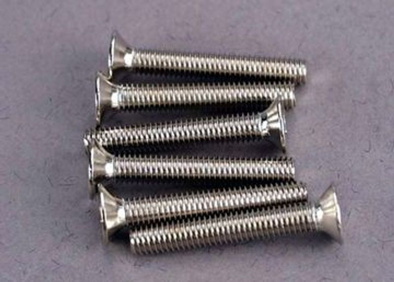 Traxxas Skruv M3x20mm Försänkt (6) (2590)