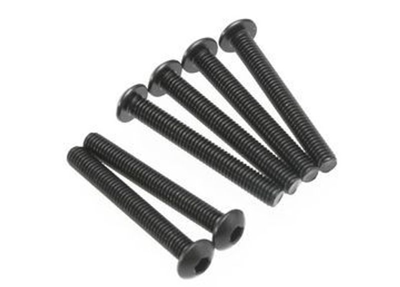 Traxxas Skruv M3x23mm Kullrig Insex (6) (2591)
