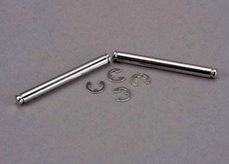 Traxxas Bärarmsaxlar 31,5mm Kromade (2) (2637)
