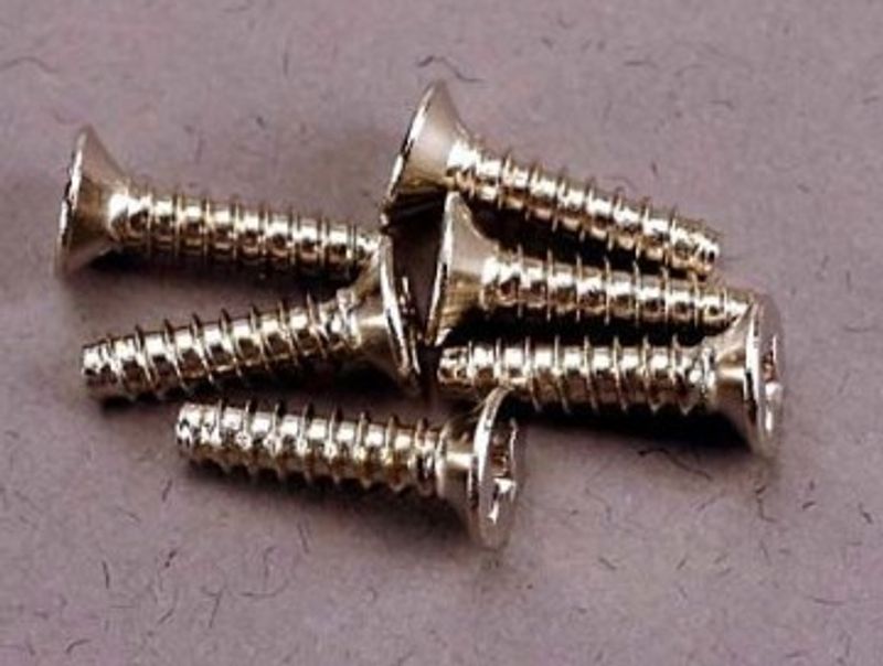 Traxxas Skruv 3x12mm Självgängande Försänkt (6) (2648)