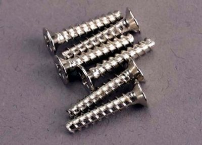 Traxxas Skruv 3x15mm Självgängande Försänkt (6) (2649)