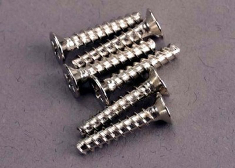 Traxxas Skruv 3x15mm Självgängande Försänkt (6) (2649)