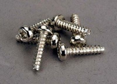 Traxxas Skruv 3x12mm Självgängande (6) (2676)
