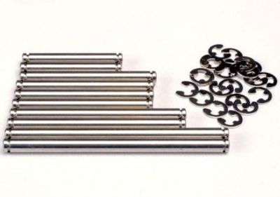 Traxxas Bärarmsaxlar Set Rostfritt Stål Nitro Rustler/Slash (2739)