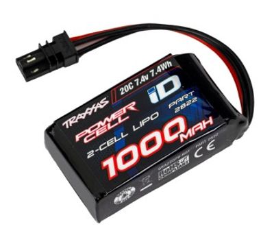 Traxxas Li-Po Batteri 2S 7,4V 1000mAh 20C TRX-4M (2822)