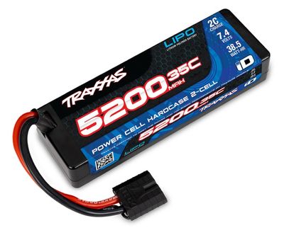 Traxxas Li-Po Batteri 2S 7,4V 5200mAh 35C iD-kontakt (2844R)