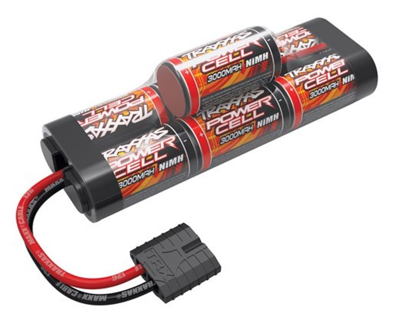 Traxxas NiMH Batteri 8,4V 3000mAh Hump ID-kontakt (2926X)