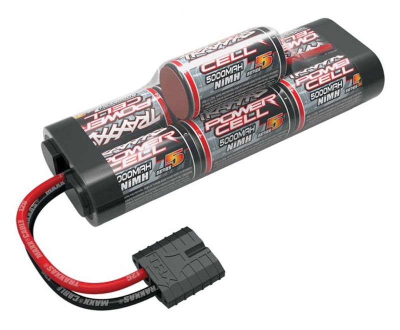 Traxxas NiMH Batteri 8,4V 5000mAh Series 5 Hump iD-kontakt (2961X)
