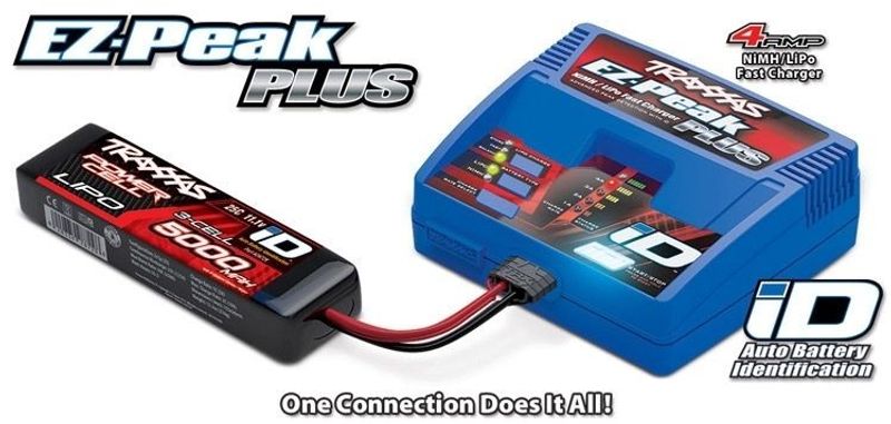 TRX2970GX EZ-Peak Plus 4A NiMH/LiPo Laddare Auto ID