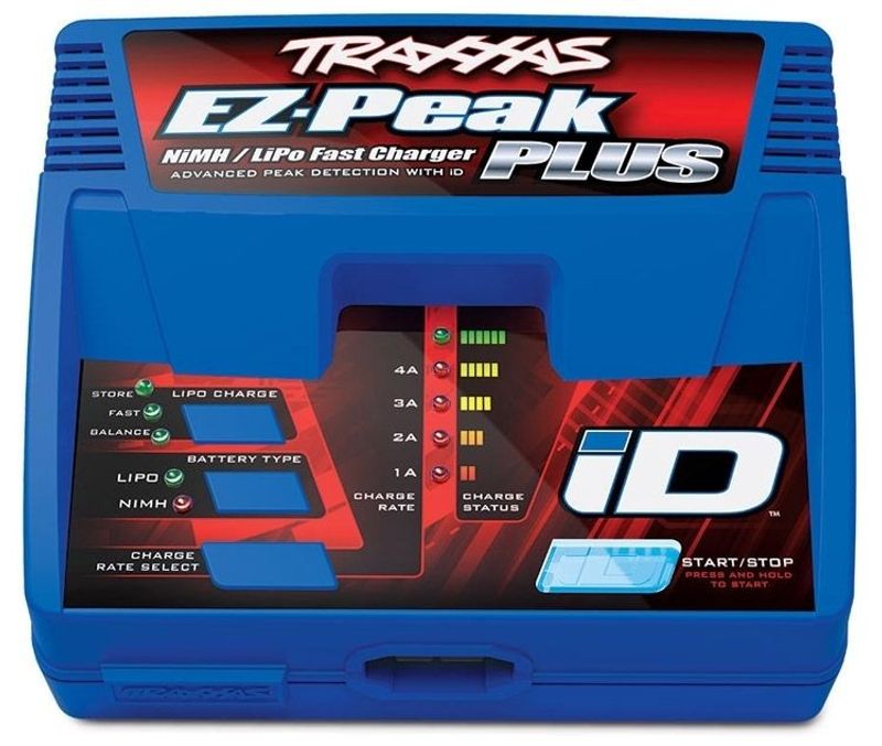 TRX2970GX EZ-Peak Plus 4A NiMH/LiPo Laddare Auto ID