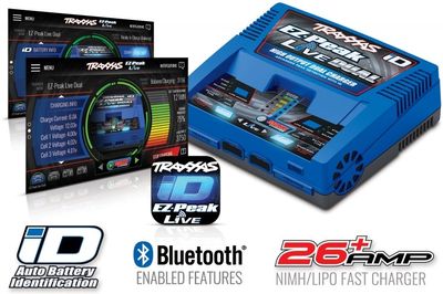 TRX2973G EZ-Peak Live Dual 26A NiMH/LiPo Laddare Auto iD