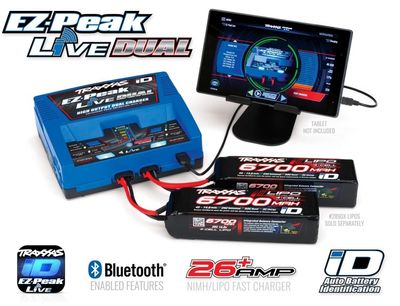 TRX2973G EZ-Peak Live Dual 26A NiMH/LiPo Laddare Auto iD