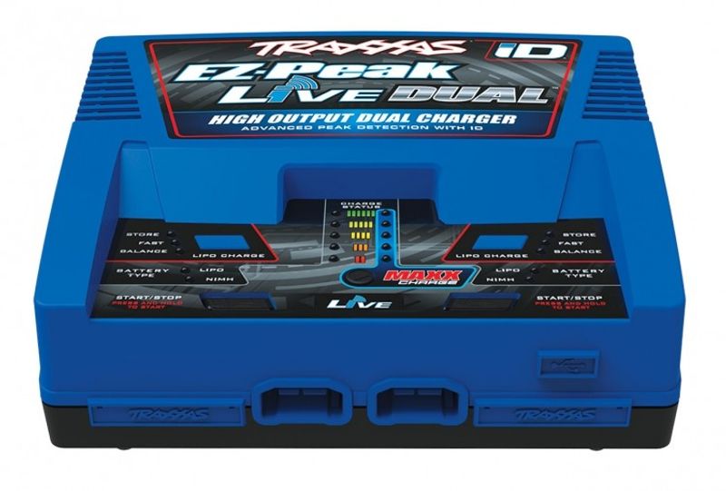 TRX2973G EZ-Peak Live Dual 26A NiMH/LiPo Laddare Auto iD