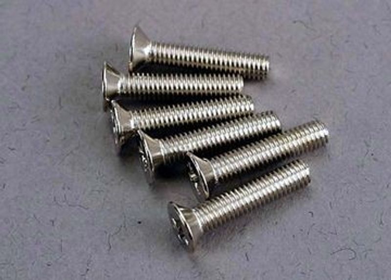 Traxxas Skruv M3x15mm Försänkt (6) (3179)