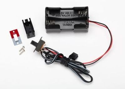 Traxxas Batterihållare 4AA med Strömbrytare (3170X)