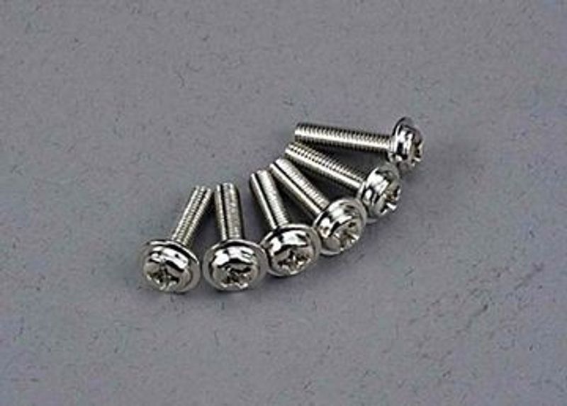 Traxxas Skruv M3x12mm med Krage (6) (3186)