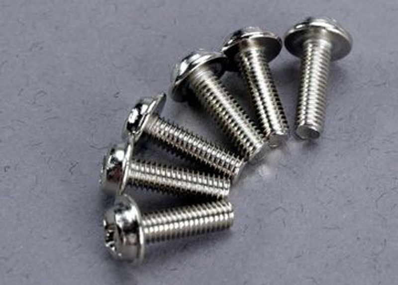 Traxxas Skruv M3x10mm med Krage (6) (3193)
