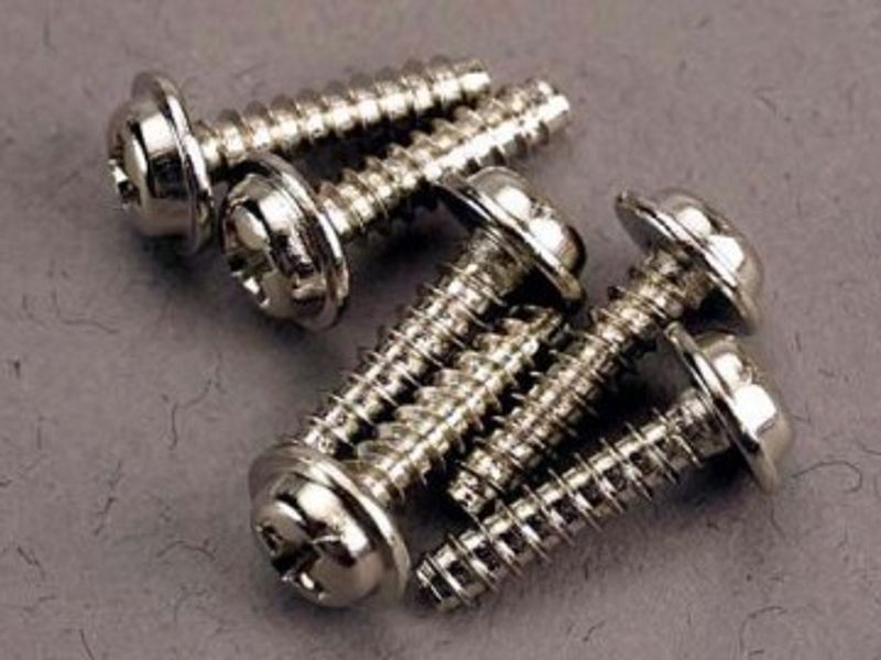Traxxas Skruv 3x12mm Självgängande med Krage (6) (3286)