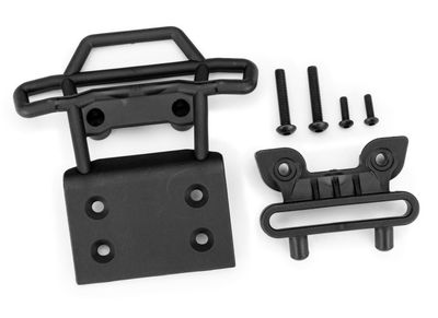 Traxxas Stötfångare Fram Set Svart Bigfoot No.1 (3621-BLK)