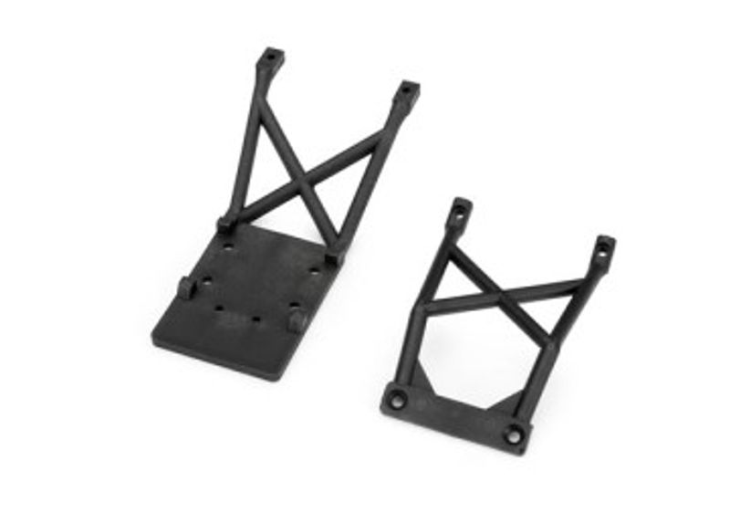 Traxxas Hasplåt Fram o Bak Svart (3623-BLK)