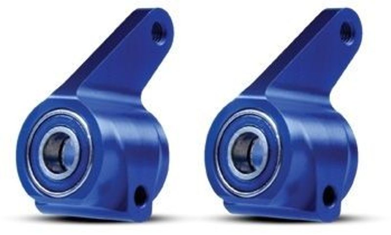 Traxxas Styrspindel Aluminium Blå (Par) (3636A)