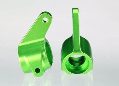 Traxxas Styrspindel Aluminium Grön (Par) (3636G)