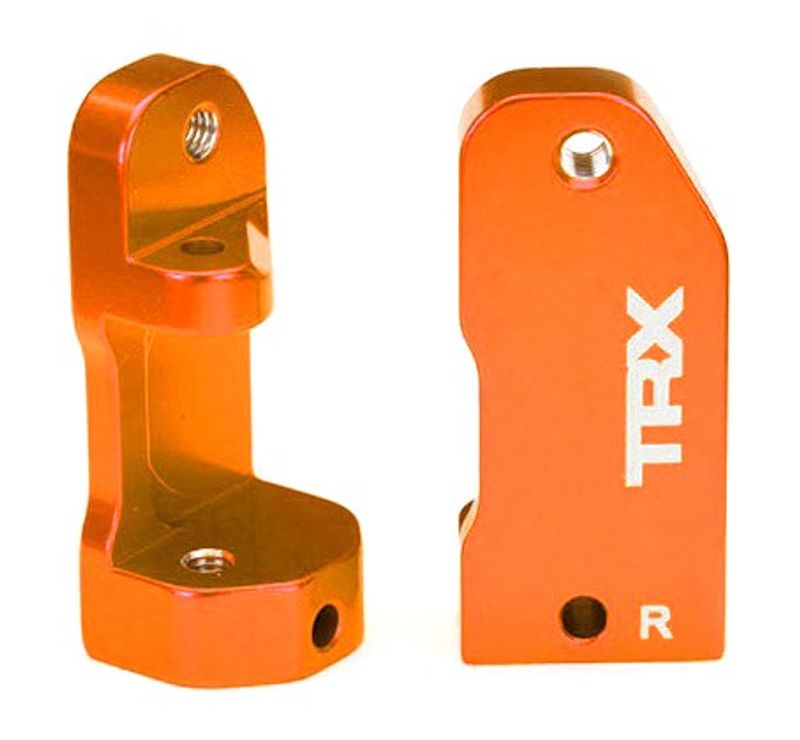 Traxxas Styrspindelhållare Aluminium Orange (Par) (3632T)