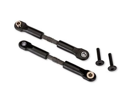 Traxxas Turnbuckle Komplett Stål Grå Camberstag (2) (3644-GRAY)