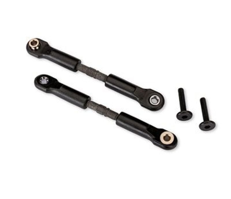 Traxxas Turnbuckle Komplett Stål Grå Camberstag (2) (3644-GRAY)