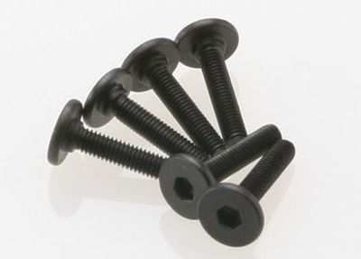 Traxxas Skruv M3x15mm Platt Insex (6) (3646)