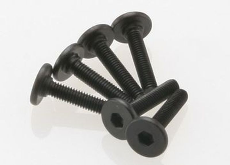 Traxxas Skruv M3x15mm Platt Insex (6) (3646)