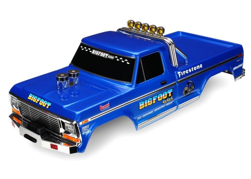 Traxxas Kaross BigFoot No1 Målad (3661-BLUE)