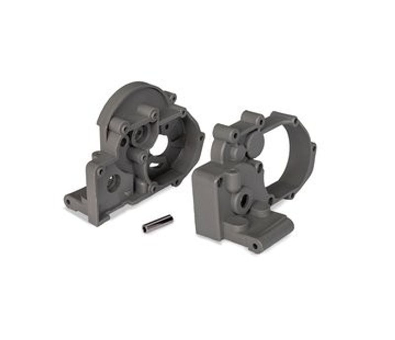 Traxxas Växellådshalvor Skiffergrå 272 Transmission (ej 272R) (3691-SLGRY)