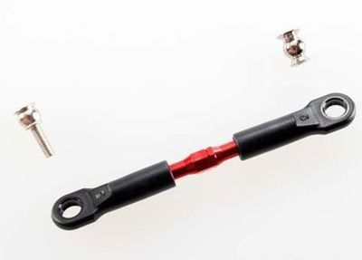 Traxxas Turnbuckle Komplett Camberstag 69mm Aluminium Röd (3737)