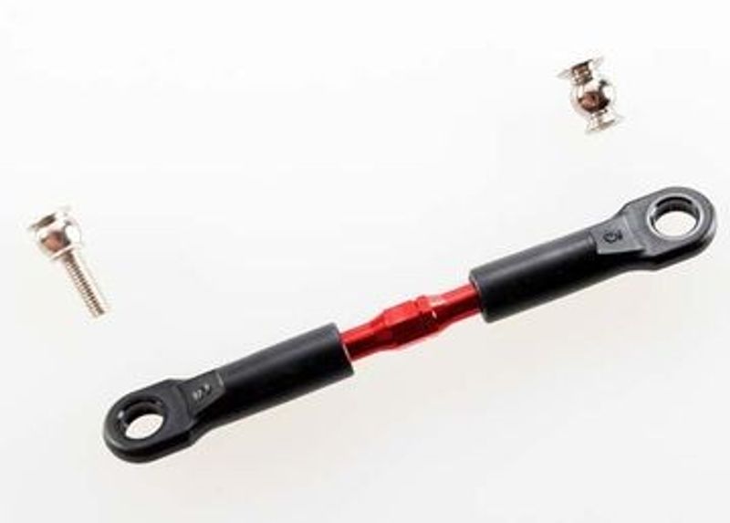 Traxxas Turnbuckle Komplett Camberstag 69mm Aluminium Röd (3737)