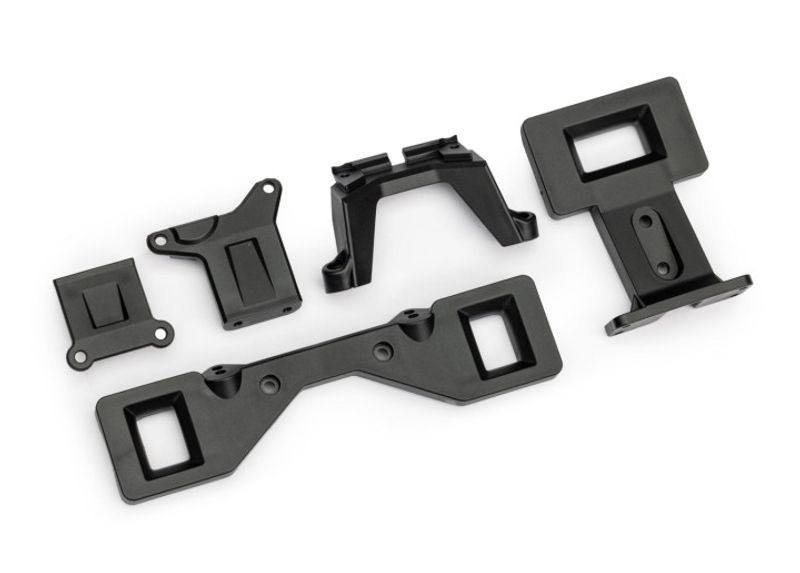 Traxxas Låsning Karossfäste Fram+Bak Clipless Rustler 2WD (3731)