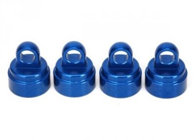 Traxxas Dämpartopp Blå Aluminium (4) Ultra-Shocks (3767A)
