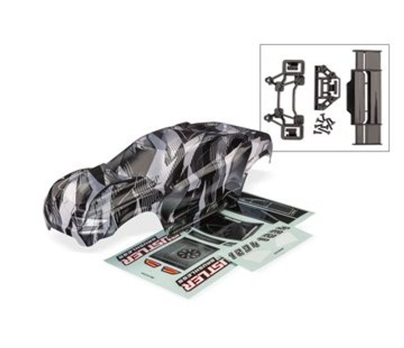 Traxxas Kaross Rustler 2WD ProGraphix Clipless Komplett (3780X)
